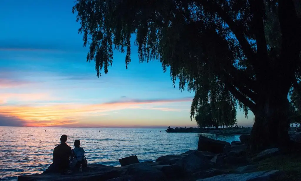 Paws, Pints & the Towpath: Cleveland’s Perfect Stop for Dogs, Families, and Craft Beer Lovers 3 edgewater live 2016 cinema sunset