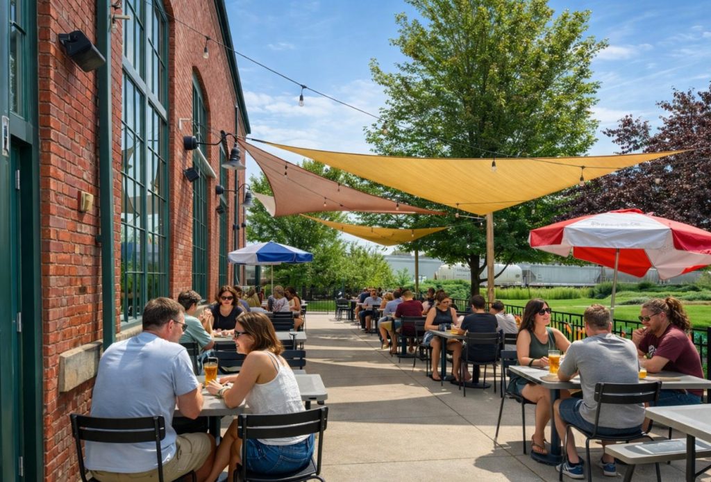 terrestrial brewing patio