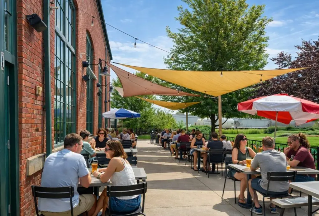 Paws, Pints & the Towpath: Cleveland’s Perfect Stop for Dogs, Families, and Craft Beer Lovers 5 terrestrial brewing patio