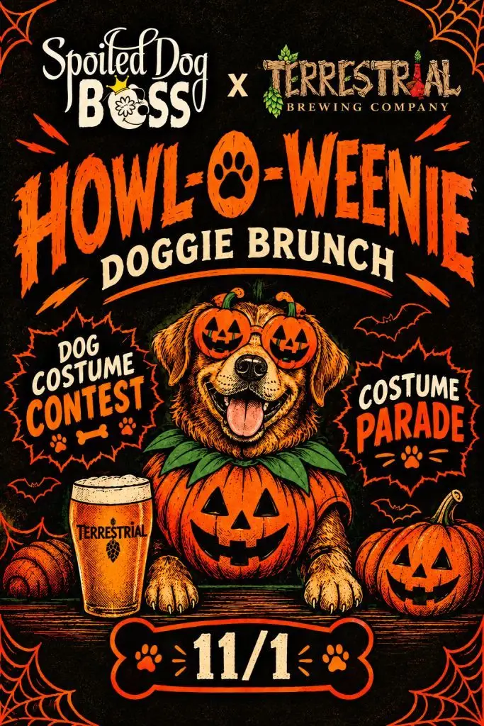 Howl-O-Weenie Dog Brunch Poster